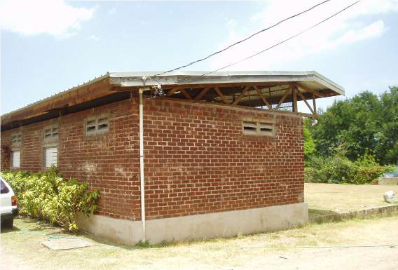 Building in Jamaica built from bauxite residue